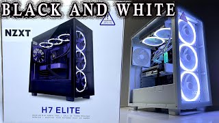 NZXT H7 ELITE CASE WHITE AND BLACK [upl. by Kronfeld868]