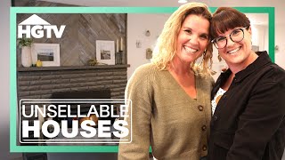 Remodeling a Gross Rental Home for First Time Buyers  Unsellable Houses  HGTV [upl. by Ayalahs]