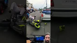 बाइक रेस में हुआ खतरनाक एक्सीडेंट💝🏍️🏍️🏍️ automobile duke shots love motovlogstunt love travel [upl. by Franni705]