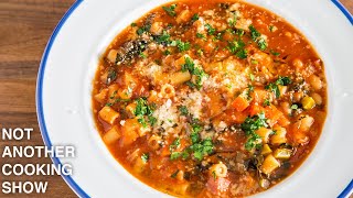 how to make EASY MINESTRONE SOUP [upl. by Onitram]