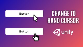 How to change cursor on UI Hover  Unity [upl. by Carthy]