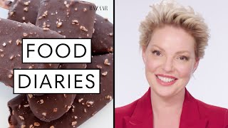 Everything Katherine Heigl Eats In A Day  Food Diaries  Harpers BAZAAR [upl. by Wit]