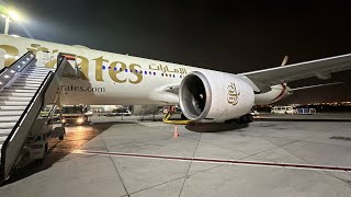 TRIPREPORT Emirates Boeing 777300ER  Brussels  Dubai  Economy [upl. by Eclud993]