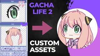 Custom assets in Gacha life 2 [upl. by Aicital]