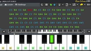 Christopher bgm  piano notes  ratsasanrakshasudu  tutoriallessonsesay leran [upl. by Nowaj]