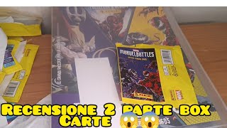 recensione Marvel album edicola panini carte 2 e ultima parte 😱😱 [upl. by Ferde]