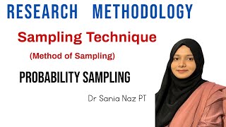 sampling Techniques  Types of Sampling probability sampling [upl. by Anoek67]