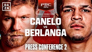 CANELO ALVAREZ VS EDGAR BERLANGA LOS ANGELES PRESS CONFERENCE LIVESTREAM [upl. by Jeuz671]