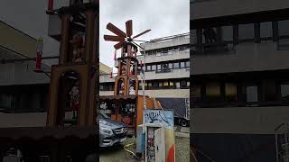 Weihnachten Markt 2024  Elberfeld  Neumarkt Platz  Aufbau Neu Riesenrad Norderneye [upl. by Chassin]