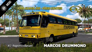 Mod Bus CMA SCANIA 4x2 Flecha Fabio Contier 1  Mapa RBR  Registro x Barueri [upl. by Clinton]