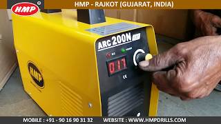 HMP ARC 200N 1 Phase Inverter Welding Machine By Rajlaxmi Machine Tools [upl. by Preciosa]