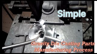 Gravity Die Casting Parts Manufacturing Process in Hindi [upl. by Mozza]