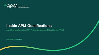 Inside APM Qualifications  Project Management Qualification PMQ [upl. by Seyer]