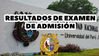 🔴 RESULTADOS EXAMEN DE ADMISIÓN SAN MARCOS  ÁREA D Y E sanmarcos unmsm examendeadmision [upl. by Echo684]