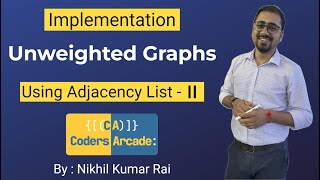 Implementation of Graphs using Adjacency List Map amp List  2  Data Structures amp Algorithms [upl. by Ade]