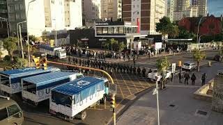 Así es el operativo de Seguridad a la salida de los boliches de Playa Grande Mar del Plata [upl. by Stefanie]