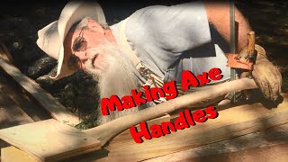 Making a Broadaxe Handle [upl. by Corder]