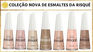 💅🏼Linda a coleção nova de esmaltes da Risqué vem cá ver 💗 [upl. by Oletta]