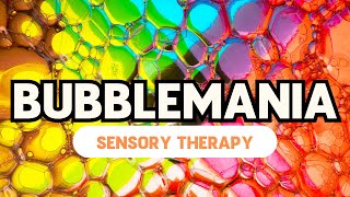 Bubbles and Calming Music  Autism Sensory Therapy [upl. by Aroda141]