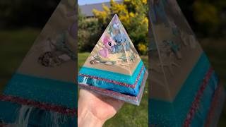 هرم ريزنresin epoxy resinart art tutorial shorts [upl. by Lattimer]