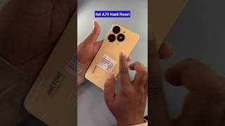 itel A70 hard reset  itel P40 S23 P55 pattern lock remove shorts [upl. by Sarene]