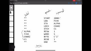 Pass1 of 2 pass assembler [upl. by Vallonia]