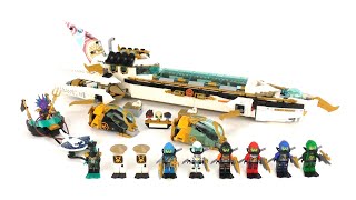 LEGO Ninjago Set 71756  Wassersegler  Hydro Bounty  Set zur Staffel 15  Review deutsch [upl. by Edyth]