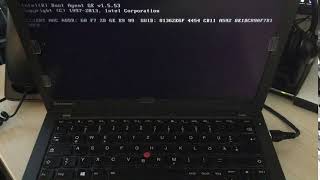 pxe Boot BIOS on Lenovo x250 [upl. by Sothena]