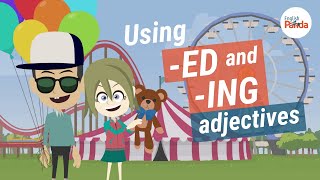 Adjectives with ED and ING  Learn English Vocabulary in Conversation [upl. by Auqinom]