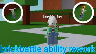 new brickbattler rework • ability wars • [upl. by Salkin652]