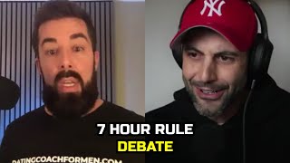 7 Hour Rule Debate With Mysterys Wingman Ice White datingcoachformen UltimateManProject [upl. by Miof Mela]