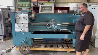 ENCO 1111858 20” x 60”cc Engine Lathe 1995’ GMT3813 [upl. by Ojillib]