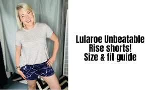 Lularoe Unbeatable RISE shorts [upl. by Nwatna]