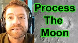 Planetary Imaging amp Processing  Process The Moon Registax Photoshop  P6 [upl. by Jezabelle]