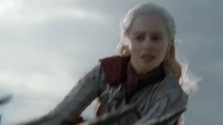 Rhaegal dies but it makes slightly more sense  Dragon death scene edited [upl. by Enoob]