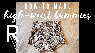 How To Sew HighWaist Bummies Video Tutorial [upl. by Ynnaffit]