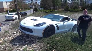 9 Second Z06 Car Show CRASH [upl. by Adnawuj]