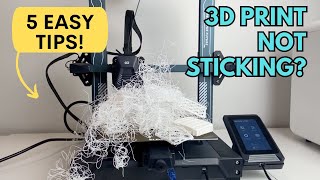 3D Print Not Sticking 9 Ways to Get Perfect Bed Adhesion [upl. by Thaddeus]