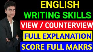 View or counterview  How to write view or counterview  Score full marks in view or counterview [upl. by Naro]