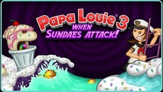 Papa Louie 3 When Sundaes Attack Level 2 Walkthrough Utah Rescue Willow [upl. by Dori]