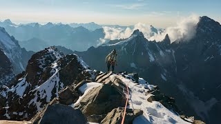 Combo parapente Alpi  arête W du Pelvoux [upl. by Nyral]