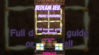 ESO Bedlam Veil Puzzle Solutions [upl. by Eeram323]