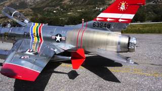 F100F Super Sabre  A wonderful scale jet model [upl. by Annek223]