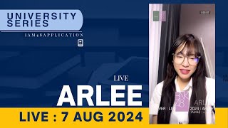 ARLEEU1BNK48  UNIVERSITY LIVE 7 AUG 2024 [upl. by Nerta502]