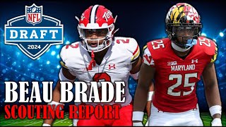 Beau Brade Draft Profile I 2024 NFL Draft Scouting Report amp Analysis [upl. by Fokos651]