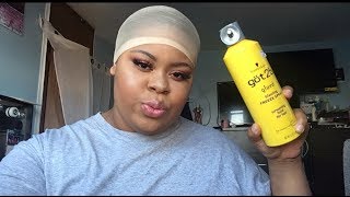 How To Secure Your Closure Wig With Got2B Freeze Spray [upl. by Oflodor]