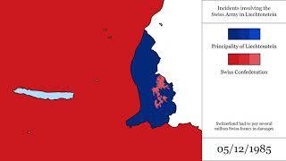 Incidents involving the Swiss Army in Liechtenstein [upl. by Ivad]