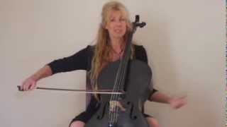 Cello Lesson Part 1 Getting a big sound [upl. by Dolloff]