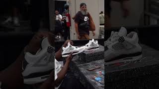 Fake jordan 4s with stickers is crazy reel jordan comedy funny funnyvideo sneaker shorts [upl. by Ariik]