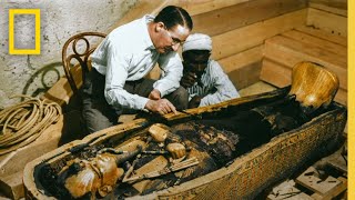 The Excavation of Tutankhamun’s Mummy  King Tut in Color [upl. by Alexandr]